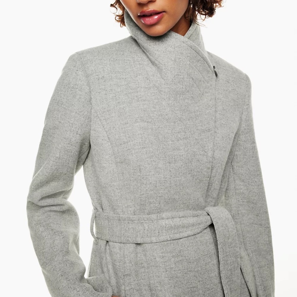 Babaton Gray Women's Coat - Picture 4 of 16